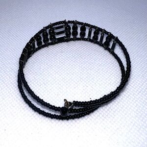 Black‎ Beaded bracelet